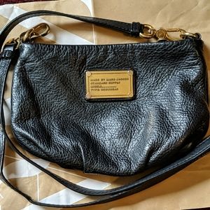 MBMJ Percy Q Black and Brass Crossbody